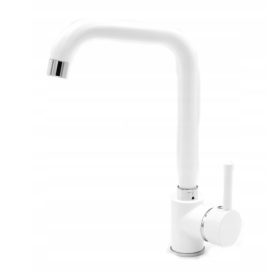 Gamma Steel Mosogató Csaptelep - Fehér