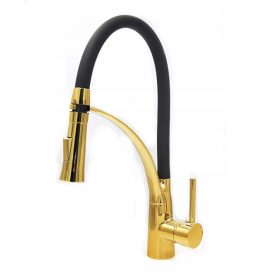 Gamma Duo-Flex Multifunkciós Csaptelep - Fekete/Arany