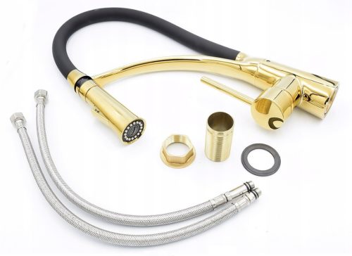 Gamma Duo-Flex Multifunkciós Csaptelep - Fekete/Arany