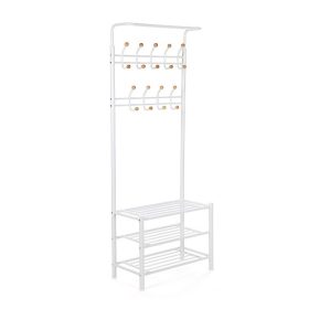 Előszobafal / fogas cipőtárolóval - 68 x 187 cm