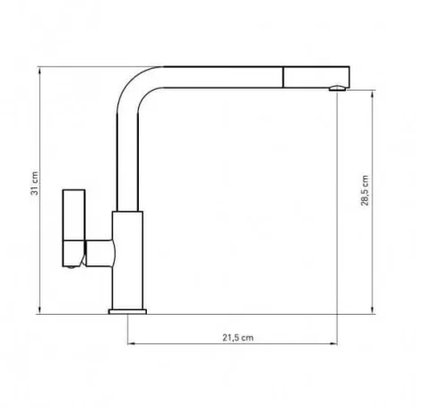 Gránit mosogató NERO Joker + kihúzható Linea csaptelep + adagoló (fehér)