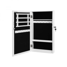   Ékszertartó faliszekrény tükörrel - Songmics - 37 x 67 cm