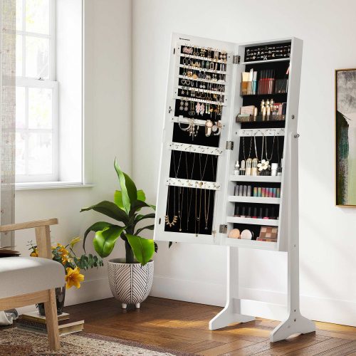 Ékszertartó állószekrény tükörrel - 41 x 152 cm