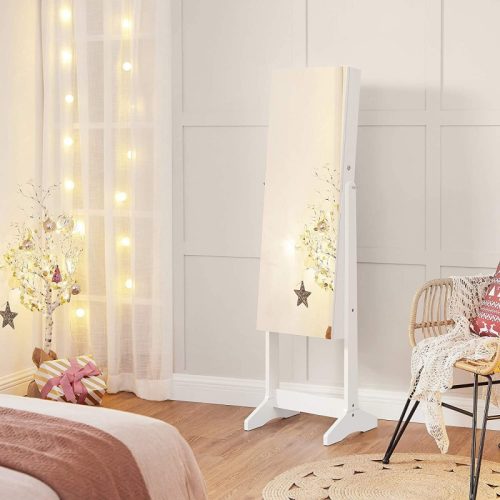 Ékszertartó állószekrény tükörrel - 41 x 152 cm