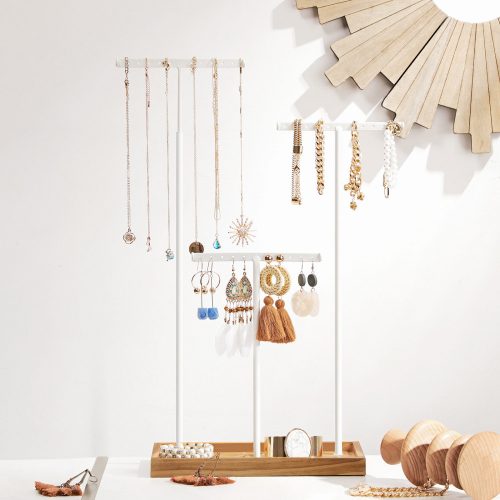 Songmics ékszertartó asztali állvány - állítható magasság