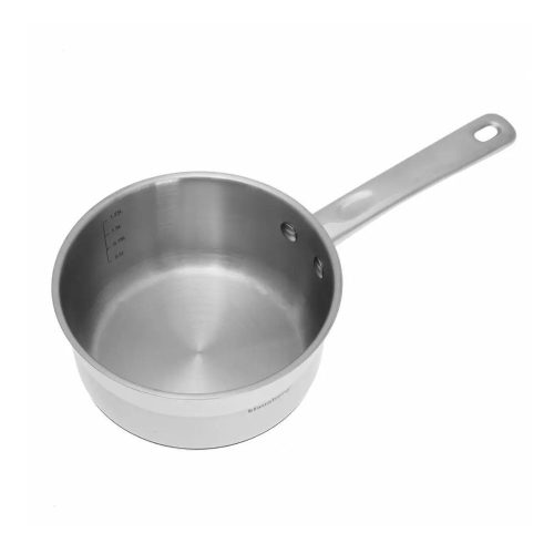 Klausberg Premium szószosedény 1.8L, Ø16 cm- rozsdamentes acél, edzett üveg fedő (KB-7133)