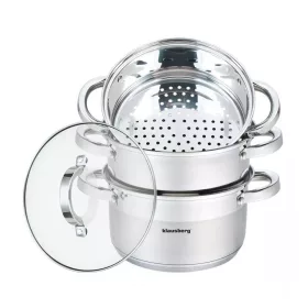   Klausberg 4 részes pároló edény készlet Ø18cm - 2.5L (KB-7136)