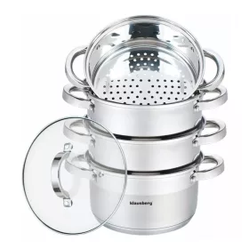   Klausberg 5 részes pároló edény készlet Ø18cm - 2.5L (KB-7137)