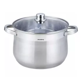   Klausberg fazék 8.6L, Ø24 cm- rozsdamentes acél, edzett üveg fedő (KB-7163)