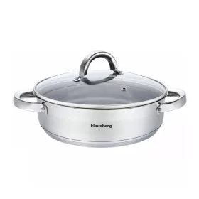   Klausberg Premium lábos 4.6L, Ø26 cm- rozsdamentes acél, edzett üveg fedő (KB-7173)