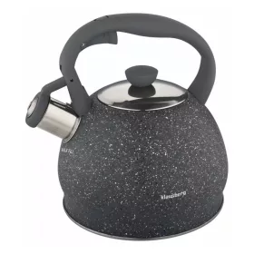   Klausberg teáskanna, sípszóval, sötétszürke gránit mintás, 2.0L (KB-7321)