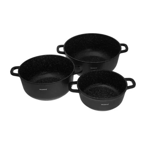 Klausberg Premium 8 darabos tapadásmentes edénykészlet - rozsdamentes acél, edzett üveg fedő (KB-7359)