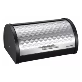   klausberg kenyértartó - rozsdamentes acél - fekete / inox (KB-7454)