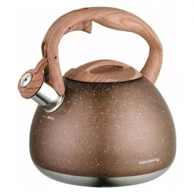   Klausberg teáskanna, sípszóval, barna gránit mintás, 2.8L (KB-7510)