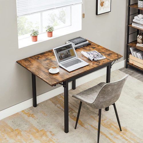 Bővíthető étkezőasztal - Vasagle Loft - 84/120 x 78 cm