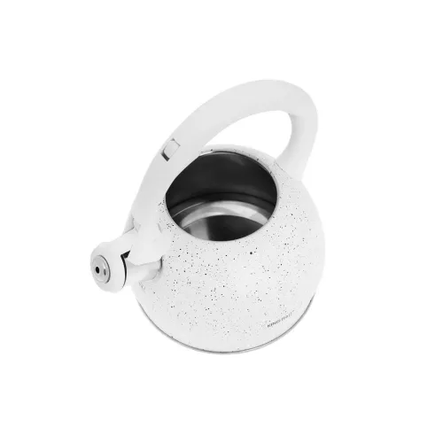 Kinghoff teáskanna, sípszóval, fehér gránit mintás, 2.0L (KH-1404)