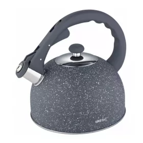   Kinghoff teáskanna, sípszóval, fekete gránit mintás, 2.6L (KH-1408)