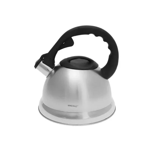 Kinghoff teáskanna, sípszóval -  inox - 3.0L (KH-3244)