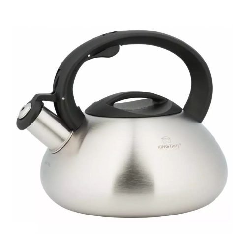 Kinghoff teáskanna, sípszóval - 2.2L -  inox (KH-3260)