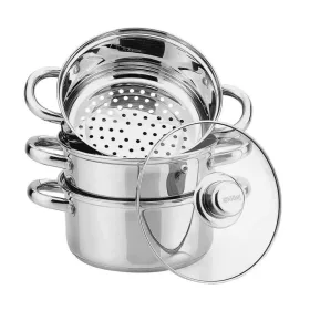   Kinghoff 4 részes pároló edény készlet Ø18 cm - 2.5L (KH-3316)