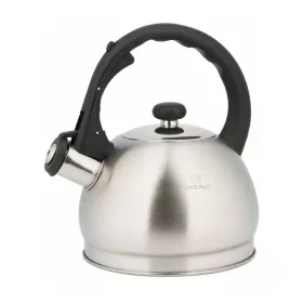   Kinghoff teáskanna, sípszóval, szálcsiszolt inox, 1.8L (KH-3773)