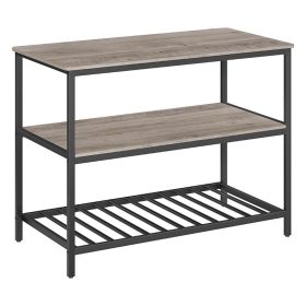   Mobil konyhasziget / konyhai polc - Vasagle - 120 x 60 cm (sonoma tölgy)