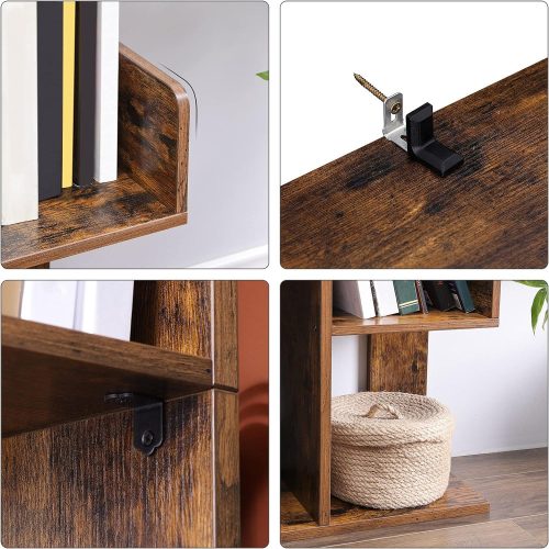 Könyvespolc / tároló polc - Vasagle Loft - 50 x 140 cm