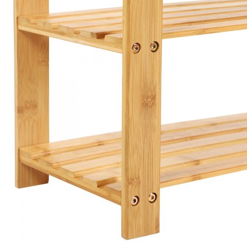 Bambuszfa cipőpad / cipőtároló - 70 cm