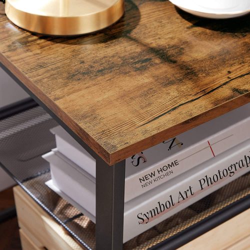 Éjjeliszekrény / oldalsó asztal - Vasagle Loft - 40 x 55 cm