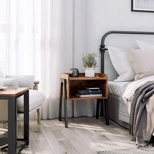 Éjjeliszekrény / oldalsó asztal - Vasagle Loft