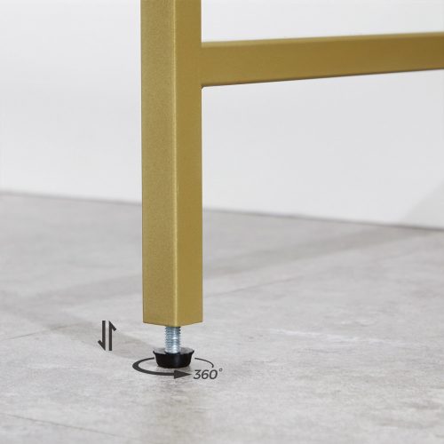 Konzolasztal / tálaló asztal Vasagle Loft - 100 cm (arany)