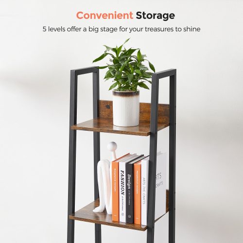 Tároló polc / könyvespolc - Vasagle Loft - 33 x 170 cm