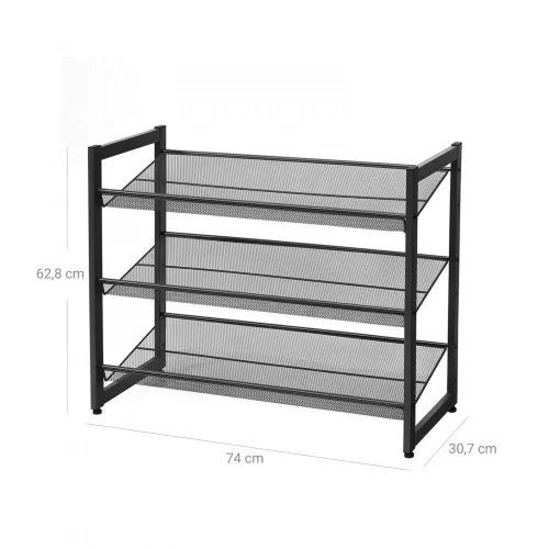 Cipőtároló polc - Vasagle Loft - 74 cm