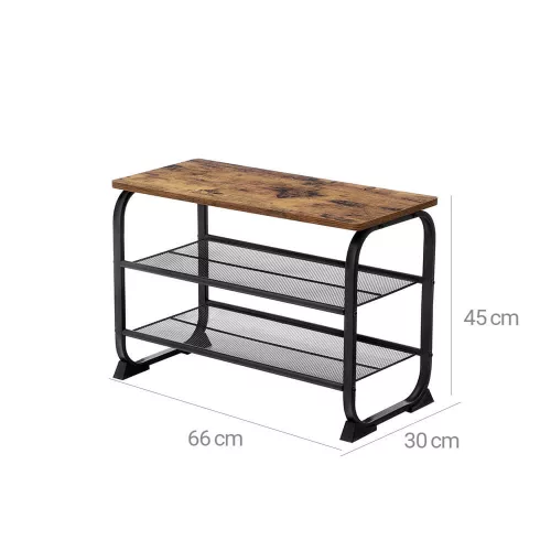 Cipőpad / cipőtároló - Vasagle Loft - 66 cm