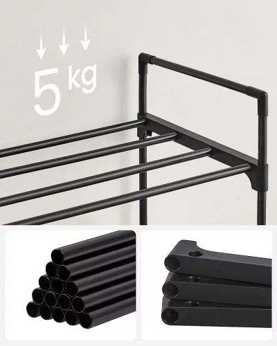Cipőtartó állvány - 3 szintes - 92 x 54 cm