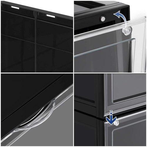 Univerzális zárt tároló rendszer - 6 polc - 56 x 66 cm