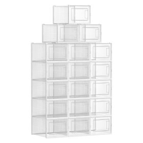   Cipőtároló rendszer / univerzális zárt tároló - 18 részes - Songmics Home