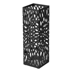   Esernyőtartó / esernyő állvány - rozsdamentes acél (fekete)