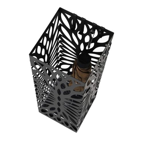 Esernyőtartó / esernyő állvány - rozsdamentes acél (fekete)