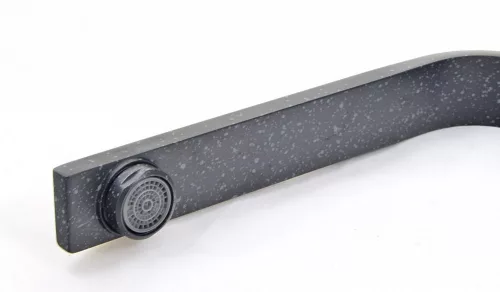 Gránit mosogatótálca NERO Monza + Design csaptelep (fekete)