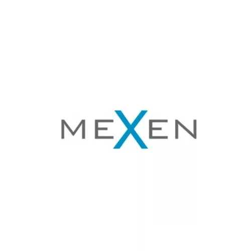 Mexen Elza pultra építhető kerámia mosdó - 40 x 34 cm fekete-fehér (21014077)