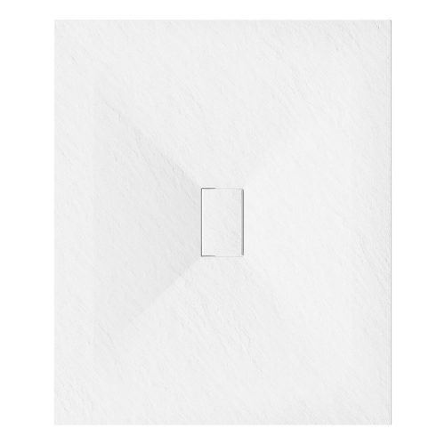 Mexen Hugo kőhatású zuhanytálca 100 x 110 cm + szifon - fehér (42101011) 