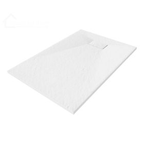   Mexen Hugo kőhatású zuhanytálca 70 x 140 cm + szifon - fehér (42107014) 