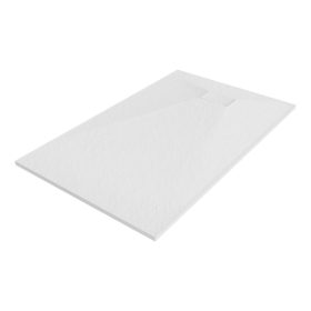   Mexen Hugo kőhatású zuhanytálca 80 x 150 cm + szifon - fehér (42108015) 