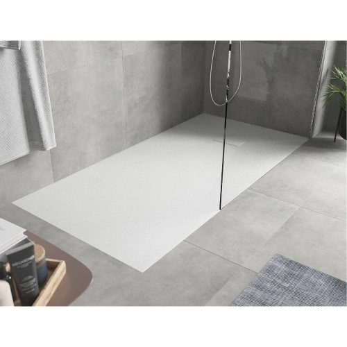 Mexen Hugo kőhatású zuhanytálca 90 x 180 cm + szifon - fehér (42109018) 