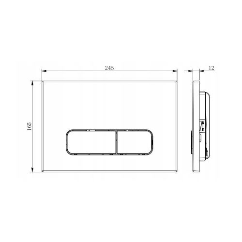 Mexen Fenix-02 arany WC nyomólap (600204)