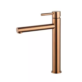   Mexen Elba magasított fürdőszobai mosdó csaptelep - rose gold (74110-60)