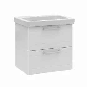   Mirano Slimia fürdőszobabútor + mosdókagyló + szifon - 50 cm (fehér)