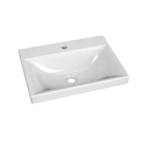 Mirano Slimia fürdőszobabútor + mosdókagyló + szifon - 50 cm (fehér)