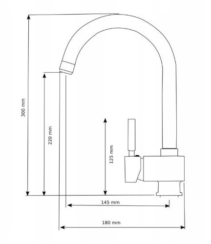Gránit mosogató NERO Malta + magasított csaptelep + dugókiemelő (matt fekete)